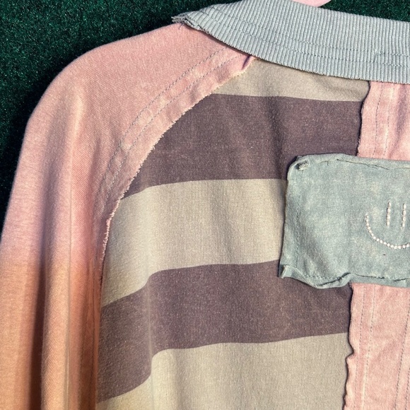 089 NWOT Oli & Hali Pink/Blue Shirt SZ XL - Picture 10 of 13